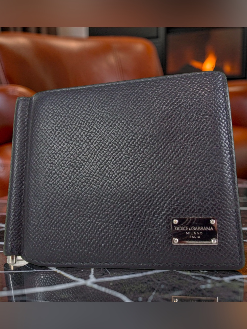 Dolce & Gabbana Leather Bifold Wallet 🖤